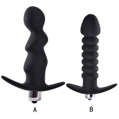 Dildo de silicona Vibrator masculino Masaje de próstata Plug anal G punto Butt Plug para hombres