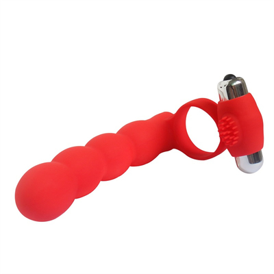 Enchufe anal Anillo de escroto Caída de juguetes sexuales Vibrante cola Anus Enchufe para mujeres Conectado con el pene Anillo anal trasero Enchufe bala