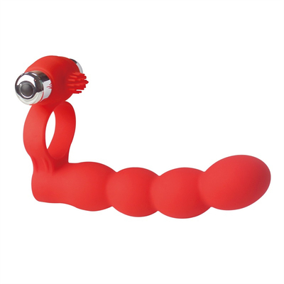 Enchufe anal Anillo de escroto Caída de juguetes sexuales Vibrante cola Anus Enchufe para mujeres Conectado con el pene Anillo anal trasero Enchufe bala