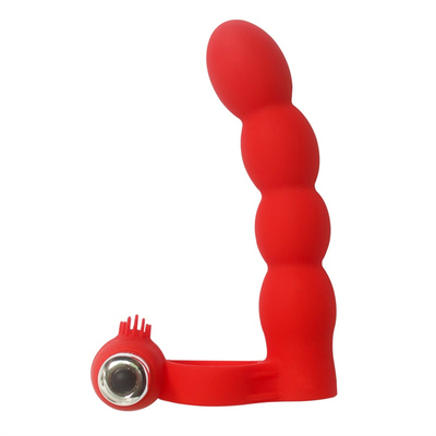 Enchufe anal Anillo de escroto Caída de juguetes sexuales Vibrante cola Anus Enchufe para mujeres Conectado con el pene Anillo anal trasero Enchufe bala