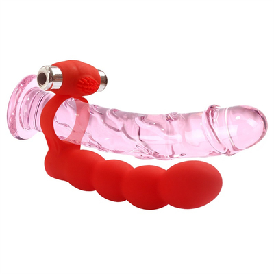 Enchufe anal Anillo de escroto Caída de juguetes sexuales Vibrante cola Anus Enchufe para mujeres Conectado con el pene Anillo anal trasero Enchufe bala