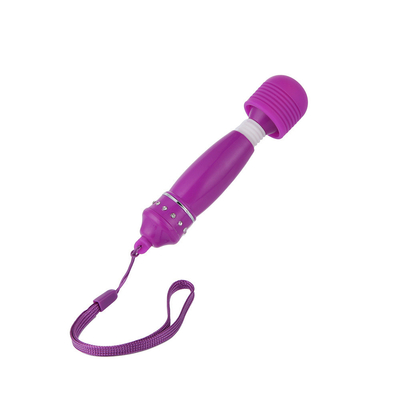 Venta caliente Vibratores de masajes sexuales Mujeres con juguetes de vagina vibrantes Av Vibrator con diamante de plástico para mujeres Amor sexual