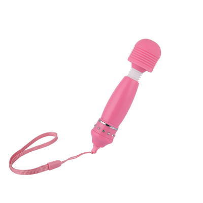 Venta caliente Vibratores de masajes sexuales Mujeres con juguetes de vagina vibrantes Av Vibrator con diamante de plástico para mujeres Amor sexual