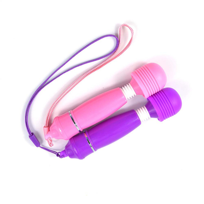 Venta caliente Vibratores de masajes sexuales Mujeres con juguetes de vagina vibrantes Av Vibrator con diamante de plástico para mujeres Amor sexual