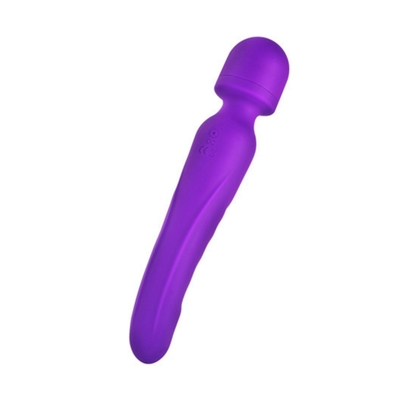 Calentamiento AV Vibrator de varita masajista impermeable suave vibrador de dildo juguete sexual para mujer