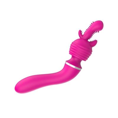 Estimulador del clítoris recargable con varias cabezas Vibratores del punto G Vibración vaginal para mujeres Amor sexual