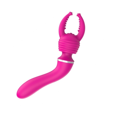 Estimulador del clítoris recargable con varias cabezas Vibratores del punto G Vibración vaginal para mujeres Amor sexual