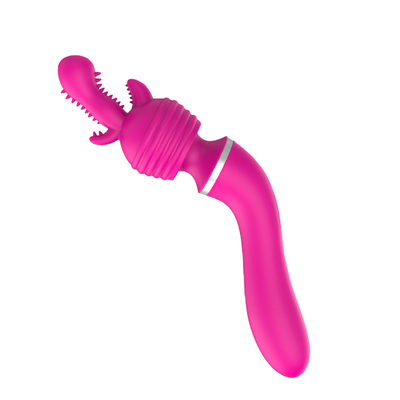 Estimulador del clítoris recargable con varias cabezas Vibratores del punto G Vibración vaginal para mujeres Amor sexual