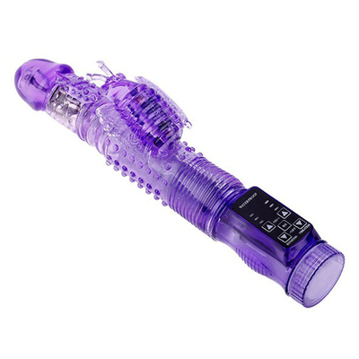 36 Vibrator automático de conejo retráctil con función de rotación Vibrator vaginal para vagina