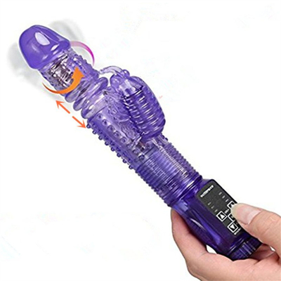 36 Vibrator automático de conejo retráctil con función de rotación Vibrator vaginal para vagina