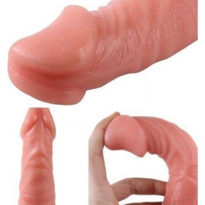 Vibrator de pene TPE sin escalones pene artificial para mujer