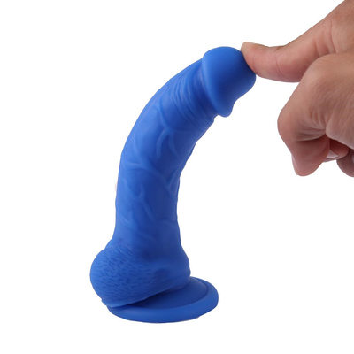 Xese colorido líquido de silicona realista Dildos Adultos juguetes sexuales para mujer