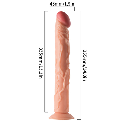 Dildos realistas con vaso de succión