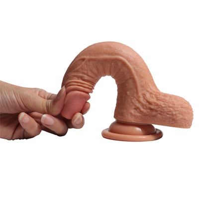 Silicona líquida Gran pene artificial para mujer de sexo