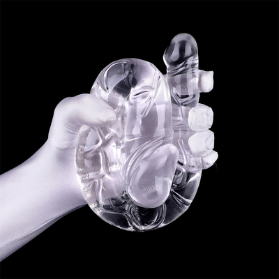 Dildo médico TPE Dildo en forma de U Penis de doble cabeza para masturbación femenina