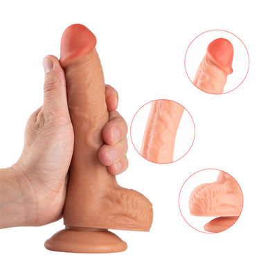 Venta caliente de material de PVC Dildo juguetes sexuales para hombres y mujeres Adultos juguetes sexuales masturbadores