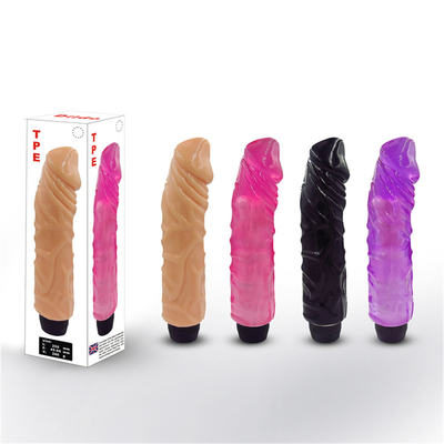 22 cm (8.66 pulgadas) Vibrator de dildo Sentimiento natural Mayorista Precio barato Vibración sexual Vibrator de dildo de venta caliente Vibración realista
