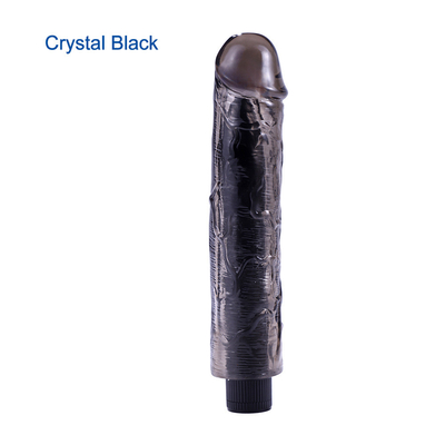 Mejor Venta Mujeres juguete sexual realista vibrador de consolador estimulación pene vibrador de consolador para el coño 22,5cm