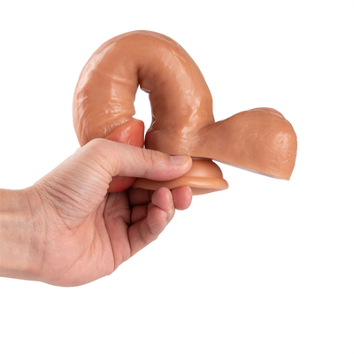Dildos reales de PVC con doble densidad enchufes anales copa de succión caballo Dildos juguetes sexuales tienda en línea pene artificial americano