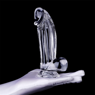 Dildos realistas Dildos claros con copa de succión juguete sexual libre de manos jalea Dildos de material seguro para el cuerpo y juguetes sexuales para adultos para W