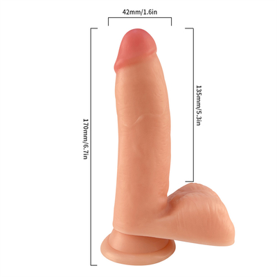Tienda para adultos Silicona para hacer dildo femenino suave dildo realista pene mujeres juguetes sexuales masturbador juguetes de pene para mujer