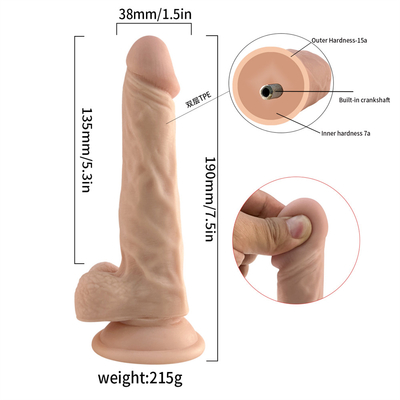 12 pulgadas negro marrón color de la carne pene juguetes sexuales automáticos vibrando consolador para hombres