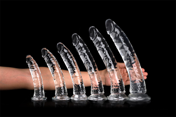 G Spot Realista Jelly Dildo con fuerte vaso de succión Flexible Arnés de pene Compatible Anal Adultos juguetes sexuales para mujeres