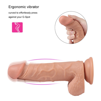 Mejor Vendedor Grande Dibujo Negro Empujando el pene Grande Dibujo Vibrator Para Mujeres juguete sexual