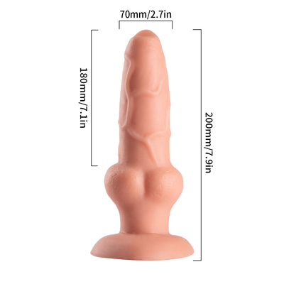 Mejor venta al por mayor precio de fábrica Dildos de silicona de gran tamaño, pene de silicona vibratorio en China