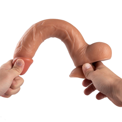 11 pulgadas gigante gran consolador extremo grande realista consolador de PVC producto sexual vaso de succión consolador para mujeres masturbación