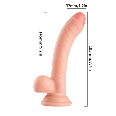 Tienda de Dildos de Dragón de PVC juguete sexual para adultos novedad cono en forma realista 7 pulgadas grande verdadero dildo para mujeres