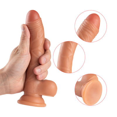 Tienda de Dildos de Dragón de PVC juguete sexual para adultos novedad cono en forma realista 7 pulgadas grande verdadero dildo para mujeres