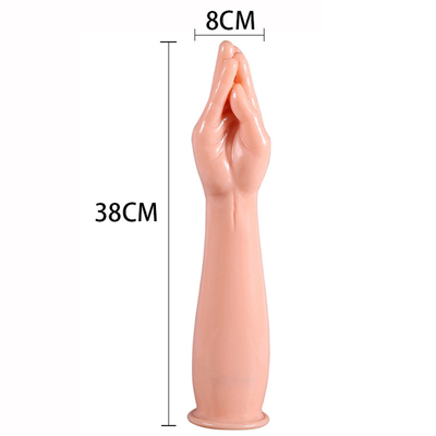 Super enorme simulación puño dildo mano toque G-spot enchufe anal masturbación vaginal Tpe vaso de succión juguetes sexuales para unisex co