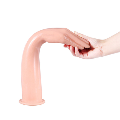 Super enorme simulación puño dildo mano toque G-spot enchufe anal masturbación vaginal Tpe vaso de succión juguetes sexuales para unisex co