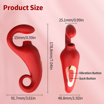 Xese Adult Toy G Spot Vibrator de succión del clítoris Mujer usando estimulador del clítoris