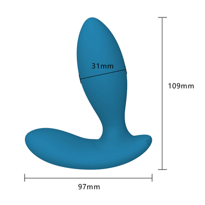 Control remoto inalámbrico Masajista privado con pulso de 7 frecuencias Vibrator portátil
