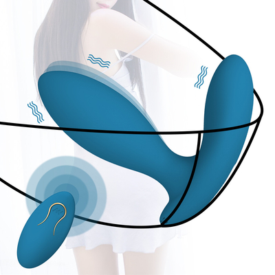 Control remoto inalámbrico Masajista privado con pulso de 7 frecuencias Vibrator portátil