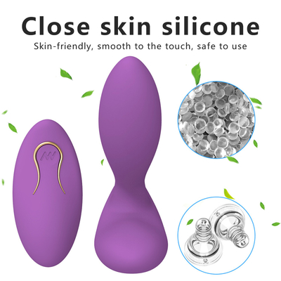 Control remoto inalámbrico Masajista privado con pulso de 7 frecuencias Vibrator portátil