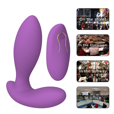 Control remoto inalámbrico Masajista privado con pulso de 7 frecuencias Vibrator portátil