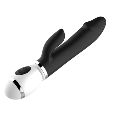 Por mayor USB recarga 12 velocidad masaje consolador para mujeres orgasmo masturbación doble vibrador