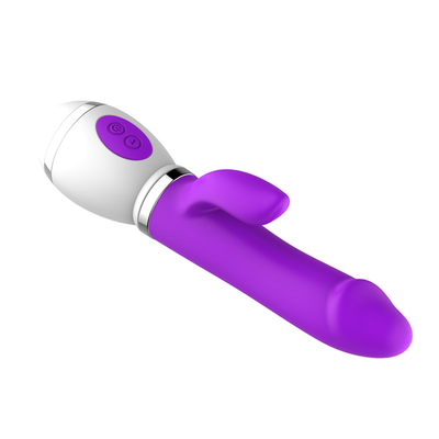Por mayor USB recarga 12 velocidad masaje consolador para mujeres orgasmo masturbación doble vibrador