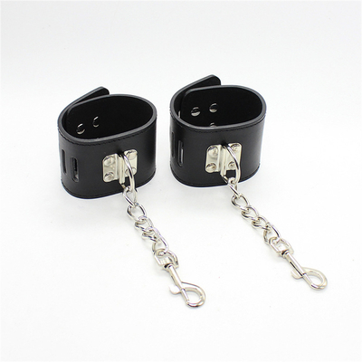 BK-12 Pantalones Sexy de cuero Anillo de pene fijo Cock Cage Cinturón de castidad de cuero para hombres