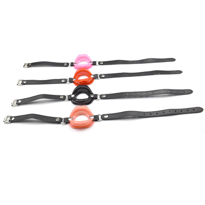Largo labio boca de la pelota Gag Bdsm Bondage cuero de la esclavitud restricciones boca abierta abridor Gag