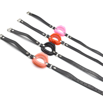 Largo labio boca de la pelota Gag Bdsm Bondage cuero de la esclavitud restricciones boca abierta abridor Gag