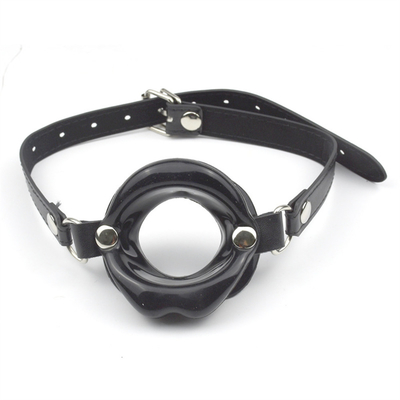 Largo labio boca de la pelota Gag Bdsm Bondage cuero de la esclavitud restricciones boca abierta abridor Gag