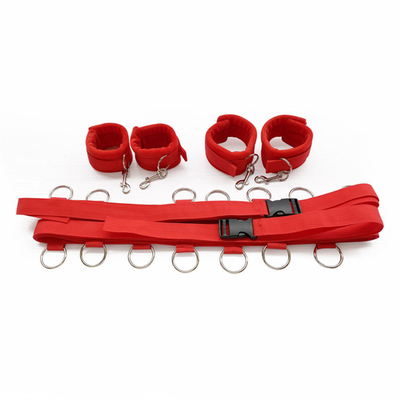 Bdsm traje japonés de esclavitud para adultos SM 3 PCS restricción de esclavos kit de correas con aros juguetes para juego SM en la cama