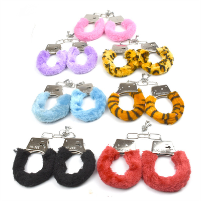 Esposas baratas Sexy Esposas de sexo Esposas de metal llave de muñeca Esposas de muñeca BDSM Productos de esclavitud