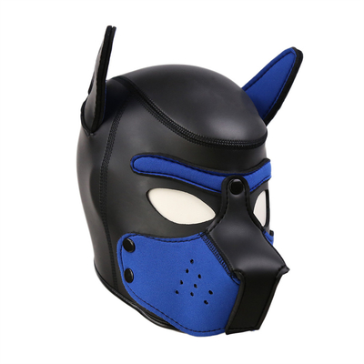 La más moderna máscara de perro bdsm esclavo juguetes sexuales látex máscara bdsm