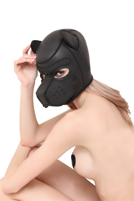 La más moderna máscara de perro bdsm esclavo juguetes sexuales látex máscara bdsm