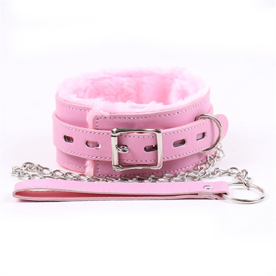 Mujer de sexo linda rosa 4 pulgadas de ancho collar de perro